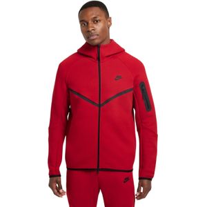 Nike Tech Fleece Sportswear Vest Rood Zwart