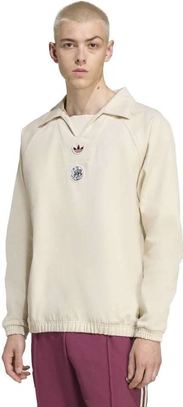 adidas - Ajax Terrace Icons - Trainingstrui - Beige Bordeaux