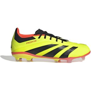 adidas Predator Elite Gras Voetbalschoenen (FG) Kids Felgeel Zwart Rood