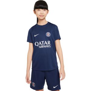 Nike Paris Saint-Germain Academy Pro Trainingsshirt 2024-2025 Kids Donkerblauw Wit