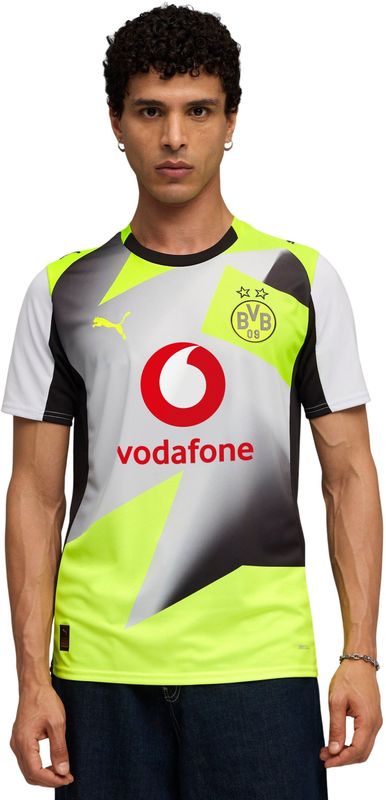 PUMA - 25/26 Uitshirt - Geel/Zilver - Heren