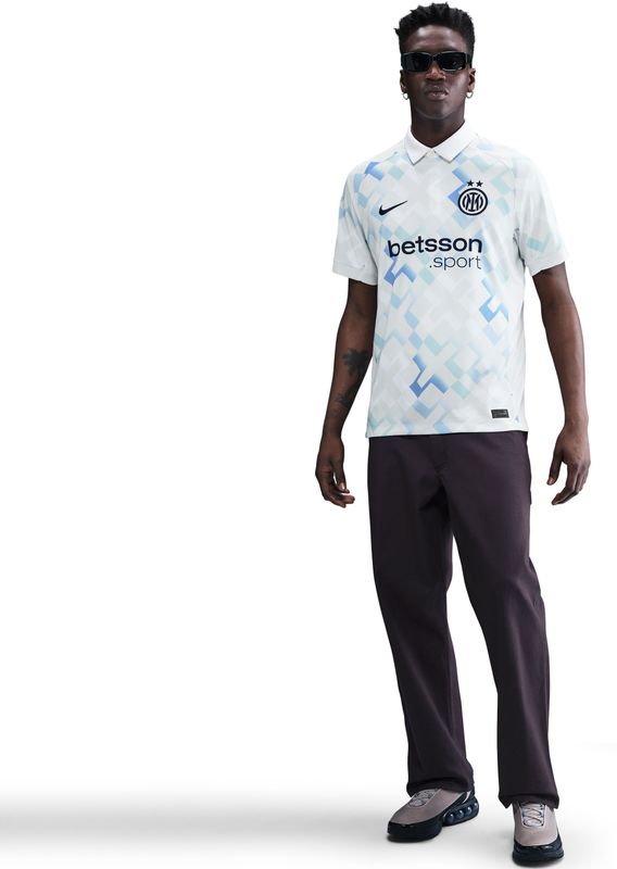 Nike - Inter Milan Uitshirt - Wit - 100% Gerecycled Polyester