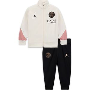 Nike Paris Saint-Germain x Jordan Strike Trainingspak Full-Zip 2024-2025 Baby Gebroken Wit Zwart Roze