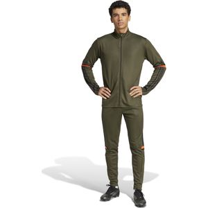 adidas Squadra 25 Trainingspak Full-Zip Donkergroen Zwart Oranje