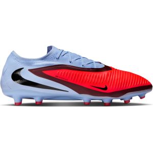 Nike Phantom 6 Low Pro - Kunstgras Voetbalschoenen - Lichtblauw Felrood Zwart