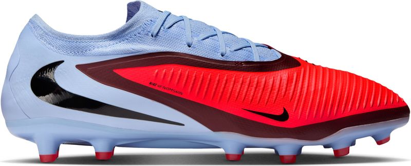 Nike Phantom 6 Low Pro - Kunstgras Voetbalschoenen - Lichtblauw Felrood Zwart