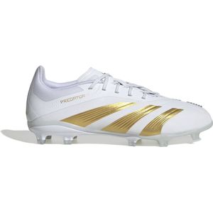 adidas Predator Elite Gras Voetbalschoenen (FG) Kids Wit Goud