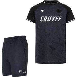 Cruyff Icon Trainingsset Kids Zwart Grijs Wit