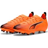 PUMA ULTRA 6 PRO FG/AG voetbalschoenen, Zwart/Rood, Maat 29
