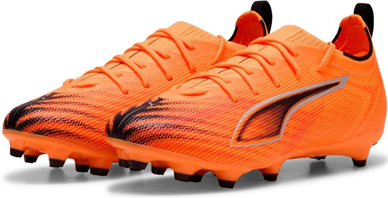 PUMA ULTRA 6 PRO FG/AG voetbalschoenen, Zwart/Rood, Maat 29
