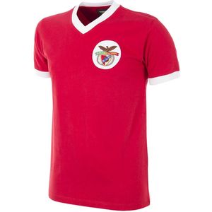 COPA SL Benfica 1974-75 Retro Voetbalshirt Rood Wit