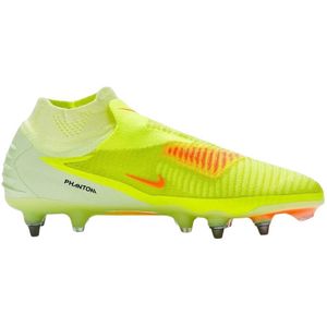 Nike Phantom 6 High Elite IJzeren-Nop Voetbalschoenen (SG) Pro Player Geel Oranje Zwart