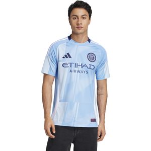 adidas - New York City FC - Thuisshirt - Marineblauw - Oranje - Polyester