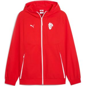 PUMA AC Milan Pumatech Trainingsjack Woven 2025-2026 Rood Wit