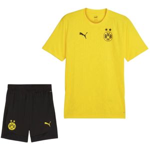 PUMA Borussia Dortmund Trainingsset 2024-2025 Kids Geel Zwart