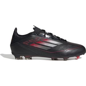 adidas F50 Elite Gras Voetbalschoenen (FG) Kids Zwart Rood Zilver