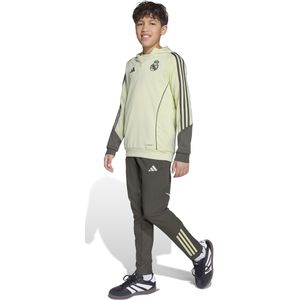 adidas Real Madrid Track Trainingspak Hooded 2025-2026 Kids Lichtgroen Grijs