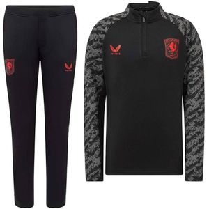 Castore FC Twente Trainingspak 1/4-Zip 2025-2026 Kids Zwart