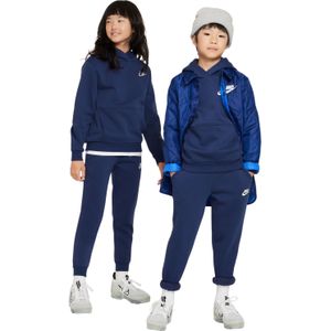 Nike Sportswear Club Fleece Hoodie Trainingspak Kids Donkerblauw Wit