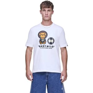adidas - x BAPE Milo - T-shirt - Wit