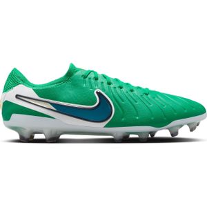 Nike Tiempo Legend 10 Elite Gras Voetbalschoenen (FG) Groen Wit Blauw