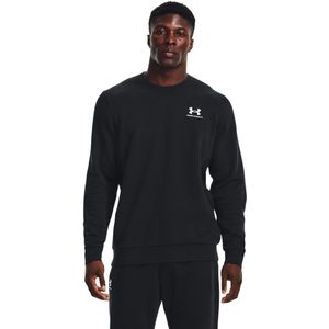 Under Armour Essential Fleece Crew Sweater Zwart Wit