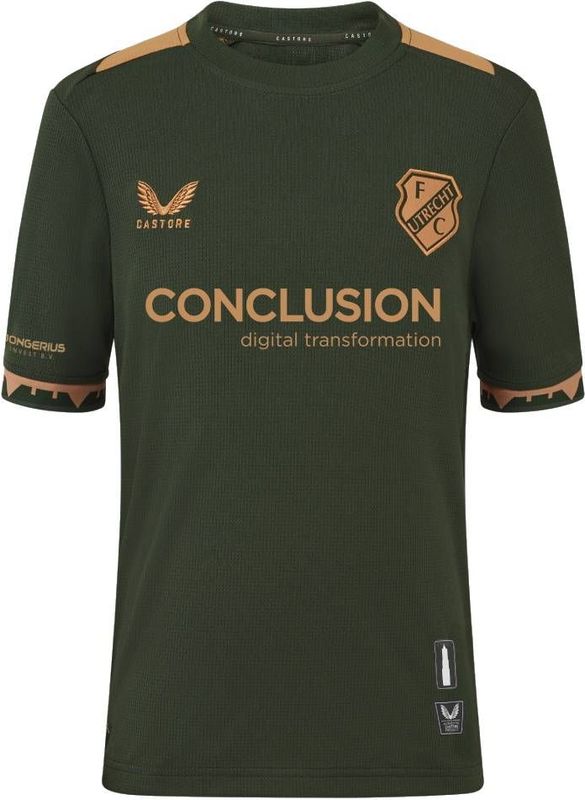 FC Utrecht Uitshirt 25/26 - Junior - Aardse Kleuren