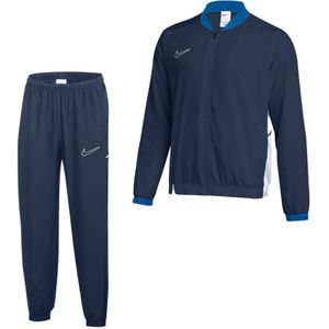 Nike Academy 25 Woven Trainingspak Full-Zip Kids Donkerblauw Blauw Wit