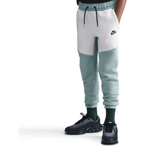 Nike - Tech Fleece - Joggingbroek - Grijsgroen Wit Zwart