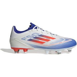 adidas F50 League IJzeren-Nop Voetbalschoenen (SG) Wit Rood Blauw