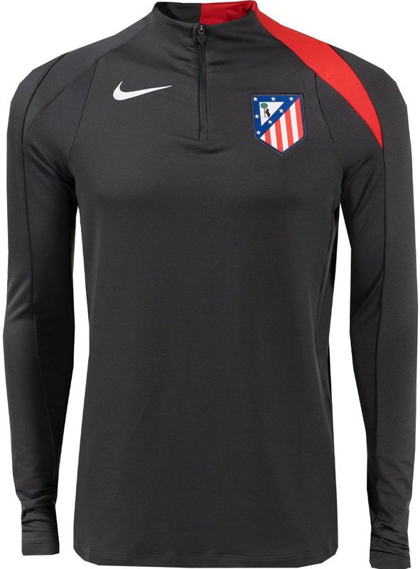 Nike - Atletico Madrid Strike - Trainingstrui - Grijs Rood Wit - 1/4-Zip 2025-2026