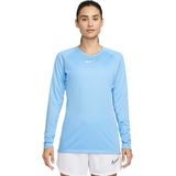Nike - Dri-Fit Park - Sportshirt - Blauw Wit - 100% Gerecycled Polyester