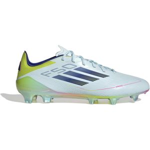 adidas F50 Elite Gras Voetbalschoenen (FG) Lichtblauw Donkerblauw Geel