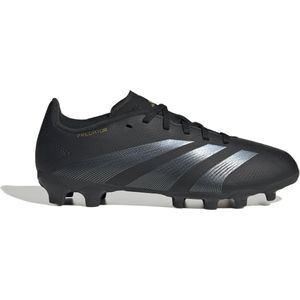 adidas Predator League Gras / Kunstgras Voetbalschoenen (MG) Kids Zwart Grijs Goud