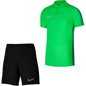 Nike Dri-FIT Academy 23 Polo Trainingsset Groen Zwart