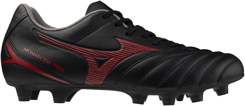 Mizuno - Monarcida Neo III Select - Voetbalschoenen - Zwart Rood - FG