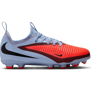 Nike Phantom 6 Low Academy - Voetbalschoenen - Lichtblauw Felrood Zwart - Kids