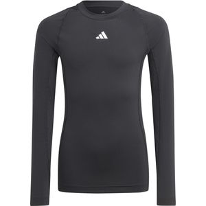 adidas Techfit Ondershirt Lange Mouwen Kids Zwart