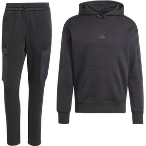 adidas City Escape Cargo Hoodie Trainingspak Zwart