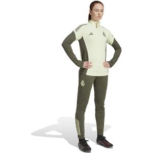 adidas Real Madrid Trainingspak 1/4-Zip 2025-2026 Dames Lichtgroen Grijs