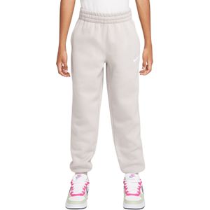 Nike Sportswear Club Fleece Joggingbroek Kids Grijs Wit