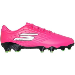 Skechers Razor 1.5 Academy Gras Voetbalschoenen (FG) Roze Zwart