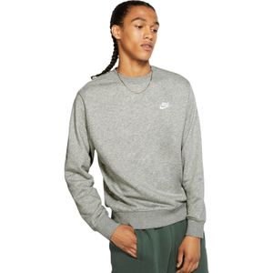 Nike Sportswear Club Crew Sweater Grijs Wit