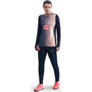Nike - FC Barcelona Strike - Trainingsbroek - Donkerblauw Oranje - Dames