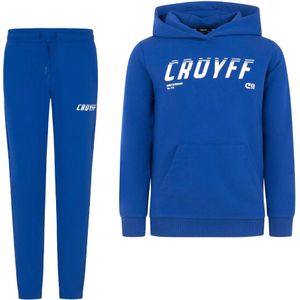 Cruyff League Joggingpak Hooded Kids Blauw