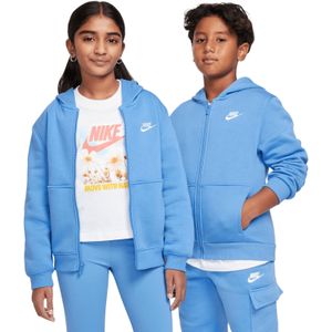 Nike Sportswear Club Fleece Vest Kids Blauw Wit