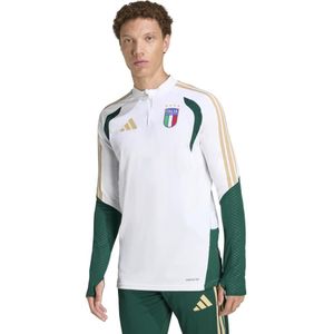 adidas Italië Trainingstrui 1/4-Zip 2026-2028 Wit