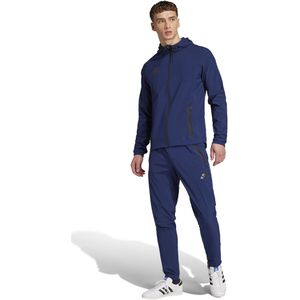 adidas Tiro 25 Vis Tech Competition Hooded Trainingspak Full-Zip Donkerblauw Zwart