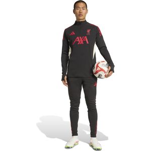 adidas Liverpool Trainingspak 1/4-Zip 2025-2026 Zwart Rood Wit