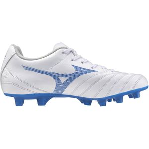 Mizuno Monarcida Neo III Select Gras Voetbalschoenen (FG) Kids Wit Blauw